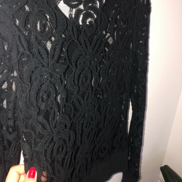 Free People Lace Zip-Up Jacket - Picture 3 of 6